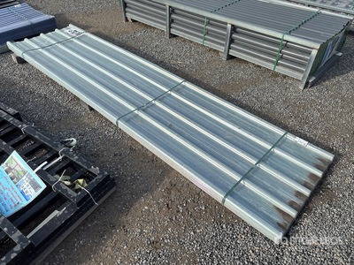 Quantity of (30) 12 ft x 3 ft Corrugated Polycarbonate (Unused)