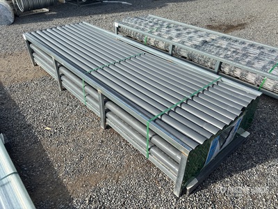Quantity of (58) 3 in x 10 ft Grey UPVC Rigid Non-Metallic Conduit (Unused)
