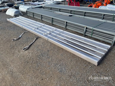 Quantity of (50) 3 ft x 20 ft Corrugated Polycarbonate (Unused)