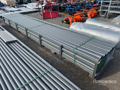 Quantity of (58) 3 in x 20 ft Grey UPVC Rigid Non-Metallic Conduit (Unused)