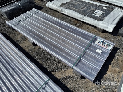 Quantity of (30) 8 ft x 3 ft Corrugated Polycarbonate (Unused)