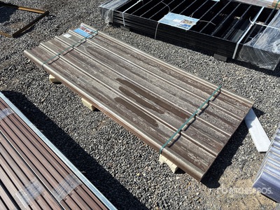 Quantity of (30) 8 ft x 3 Corrugated Polycarbonate (Unused)