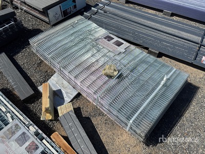 Quantity of (50) 36 in x 72 in Galvanized Steel Garden Mesh