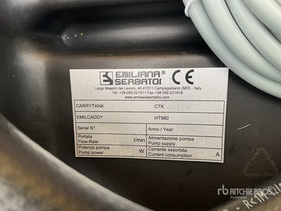 2026 Emiliana Serbatoi EU-TANK 900 Portable Poly Fuel Tank (Unused)