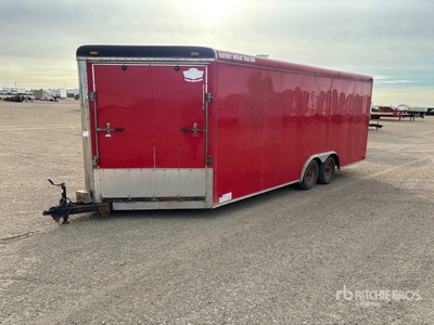 2013 Forest River 20 ft T/A Drive In & Out Snowmobile Remolque Cerrado
