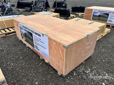 SKLP SK-SC40 20 ft x 40 ft All-Steel カーポート (Unused)