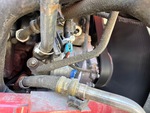Engine with A/C Compressor