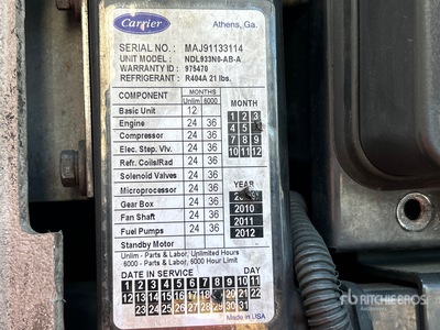 2010 Great Dane 53 ft x 102 in T/A Refrigerated Trailer