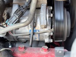 Engine with A/C Compressor