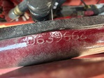 General Appearance with Frame Stamp Serial Number/VIN Photo