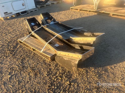 Quantity of (2) Kenworth Stainless Bumpers