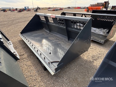 108 in Mega Snow & Mulch Skid Steer Bucket - Fits Skid Steer Snow HD108B