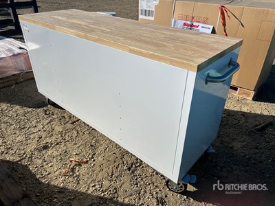 Nickel 727FBNS 6 ft 17-Drawer Fatboy Banco de trabajo