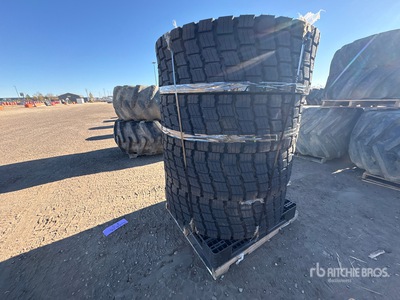 Quantity of (4) Beaver 17.5R/25 Tires - Fits Wheel Loader