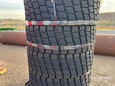 Quantity of (4) DUMAX568 17525D568 17.5R/25 Tyres - Fits Wheel Loader