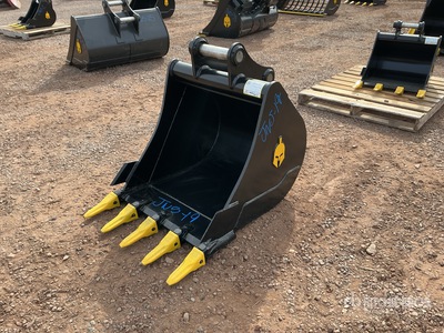 Trojan 30 in Digging Excavator Bucket - Fits 50 mm Cat 307/308, Komatsu PC78/88, Deere/Hitachi 75/85, Case, New Holland, Kobelco SK80, Bobcat E80 (Unused)