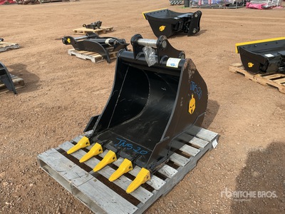 Trojan 30 in Digging Excavator Bucket - Fits 50 mm Cat 307/308, Komatsu PC78/88, Deere/Hitachi 75/85, Case, New Holland, Kobelco SK80, Bobcat E80 (Unused)