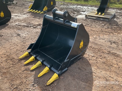 Trojan 36 in Digging Excavator Bucket - Fits 50 mm Cat 307/308, Komatsu PC78/88, Deere/Hitachi 75/85, Case, New Holland, Kobelco SK80, Bobcat E80 (Unused)