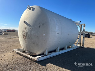 2001 GLM Tanks Skid Mounted Steel Cement Silo