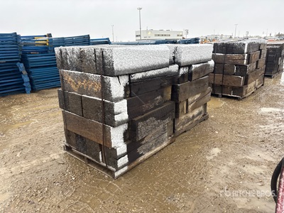 Quantity of 10 in x 10 in Pipe Skid Storage Dunnage