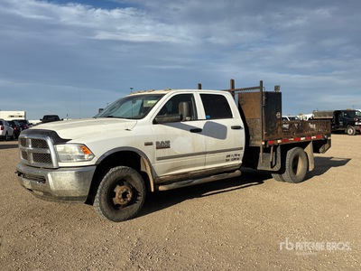 2016 Ram 3500 4x4 Crew Cab Flatbed Truck