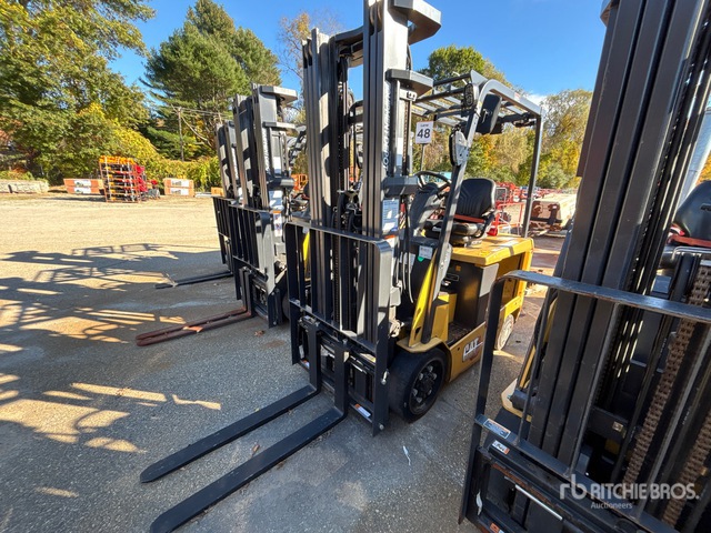 2021 Cat EC25EN 2400 lb Electric Forklift