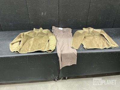 (55) Cold Weather Jackets & (2) Pairs of Men's Trousers
