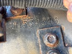 General Appearance with Frame Stamp Serial Number/VIN Photo