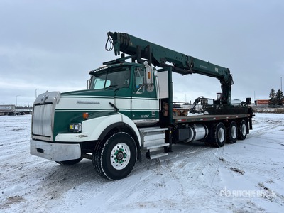 2015 Hiab XS 435K HiPro 9000 lb on 2016 Western Star 4900SB 8x6 Kranwägen