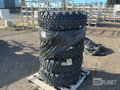 (5) Continental 335/80R20 Tires