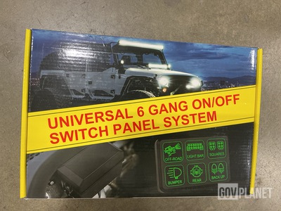 (24) Universal 6 Gang On/Off Switch Panel Systems