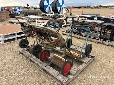Quantity of (4) Oxygen & Acetylene Bottle Carts Varios otros