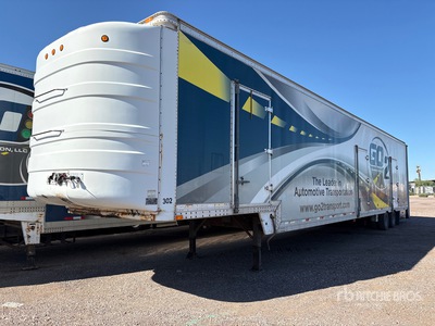 1998 Dorsey T/A 3 Car Enclosed Car Carrier Trailer