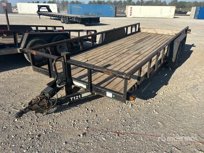 2011 Texas Bragg 20 ft T/A Utility Trailer