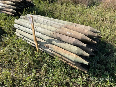 Quantity of (50) 6 ft Fence Posts