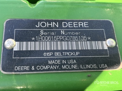2016 John Dere 615P 15 ft Encabezado de recogida combinada