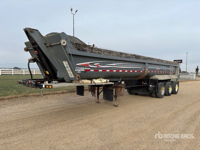 2017 Cancade 38 ft Tri/A End Dump Trailer