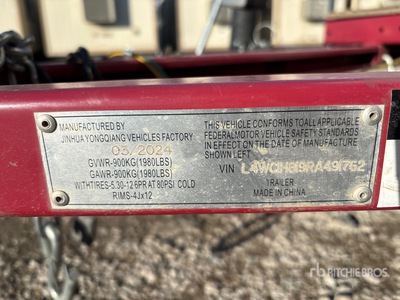 2024 Haul masters S/A Utility Trailer