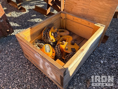 Quantity of (8) Hartington Cb150 8-15 ton Chain Hoist