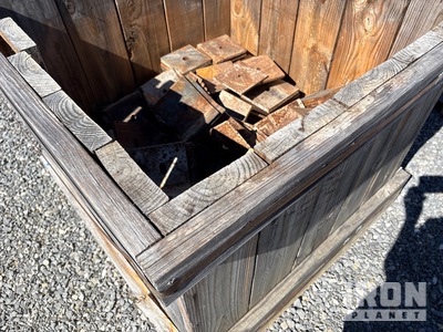 Quantity of (4) Crates of Hardware and Plates
