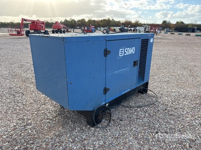 2007 Sdmo 44 kVA Skid-Mounted Groupe Electrogene Generator Set (Inoperable)