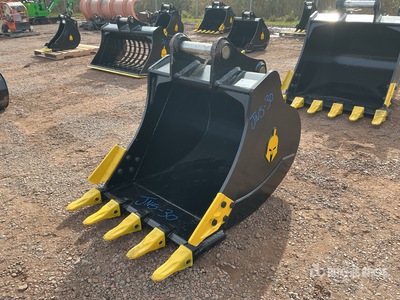 Trojan 36 in Digging Excavator Bucket - Fits 65 mm Cat 311/312/313/314 Kobelco 140, Deere/Hitachi ZX120/135, Case 130/135, Doosan DX140 (Unused)
