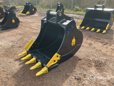 Trojan 36 in Digging Excavator Bucket - Fits 65 mm Cat 311/312/313/314 Kobelco 140, Deere/Hitachi ZX120/135, Case 130/135, Doosan DX140 (Unused)
