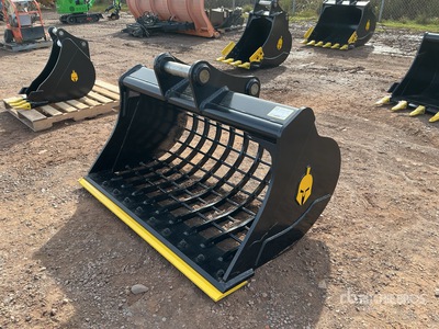 Trojan 60 in Skeleton Excavator Bucket - Fits 65 mm Cat 311/312/313/314 Kobelco 140, Deere/Hitachi ZX120/135, Case 130/135, Doosan DX140 (Unused)