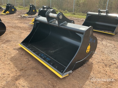 Trojan 72 in Cleanup Excavator Bucket - Fits 80 mm Cat 320/321/323, Hyundai R210, Komatsu PC200/220, Deere 160/200/225, Kobelco SK210, Case 210/225, Doosan DX225 (Unused)