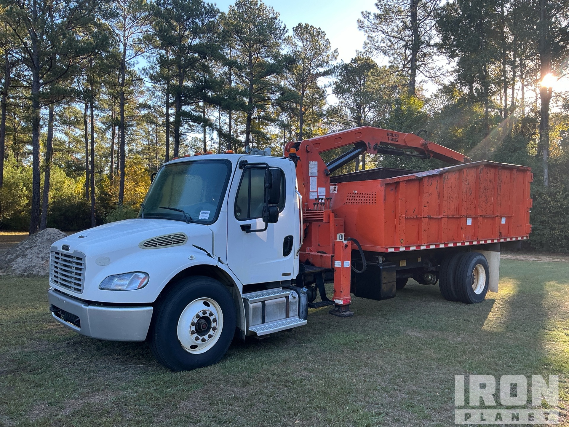 Brush Hog 8670 lb Knuckle Boom on 2011 Freightliner M2106 4x2 Boom Truck