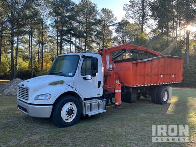 Brush Hog 8670 lb Knuckle Boom on 2011 Freightliner M2106 4x2 Camión Grúa