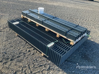 Qty of 75 Meter (1,83m x 2,50m) Site Fence (Unused)