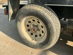Trailer Chassis with Right Rear Tire