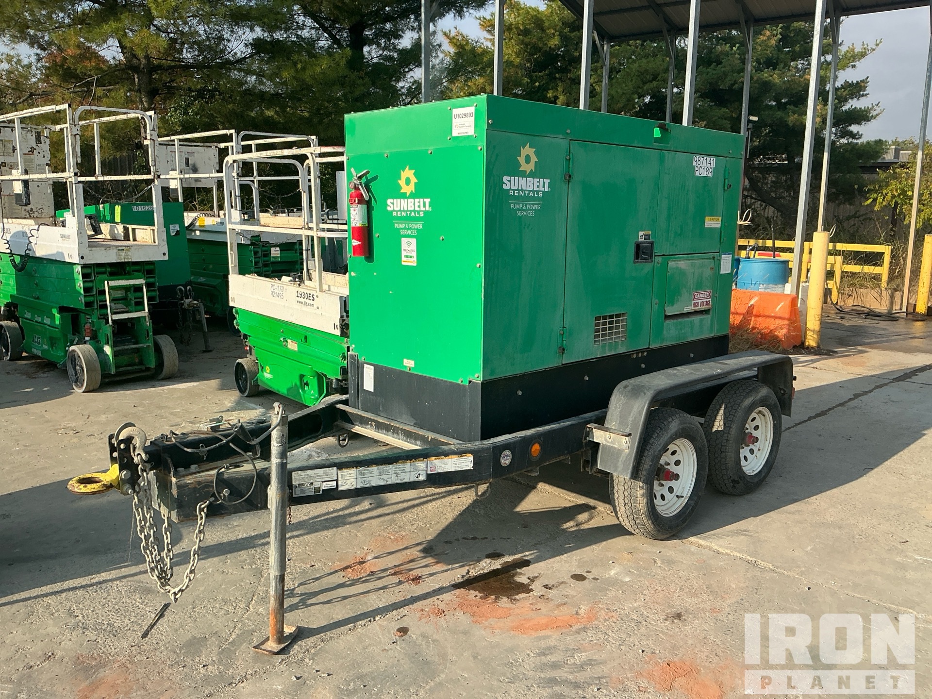 2016 MQ Power DCA45SSIU4FSG 36 kW Mobile Generator Set